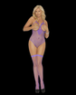 Fence net cupless teddy with matching stockingS