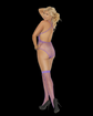 Fence net cupless teddy with matching stockingS