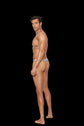 Mens lamé thong.