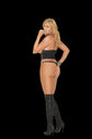 Leather cupless chain top